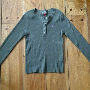 Tommy Button Up Sweater
